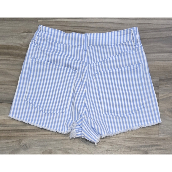 H&M Blue & White Striped Shorts Size 4 - Picture 5 of 6